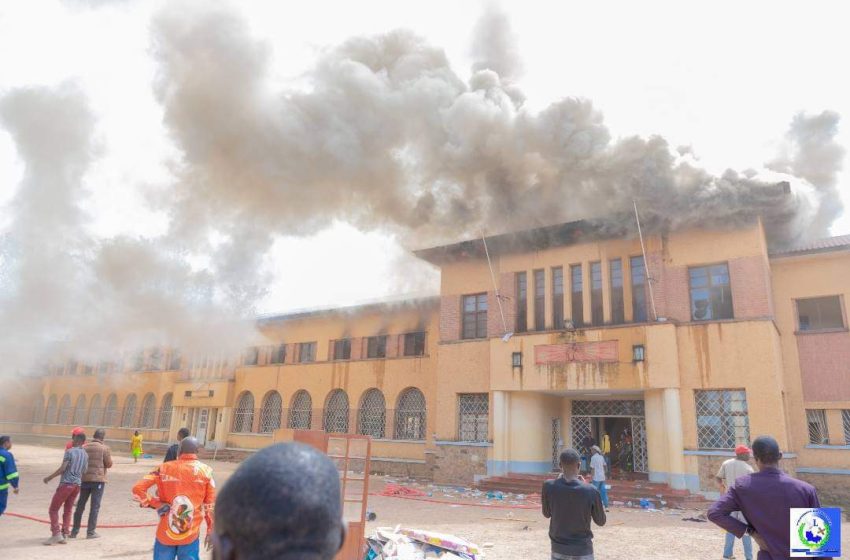  Incendie du lycée Mwanga: voici le bilan rendu officiel