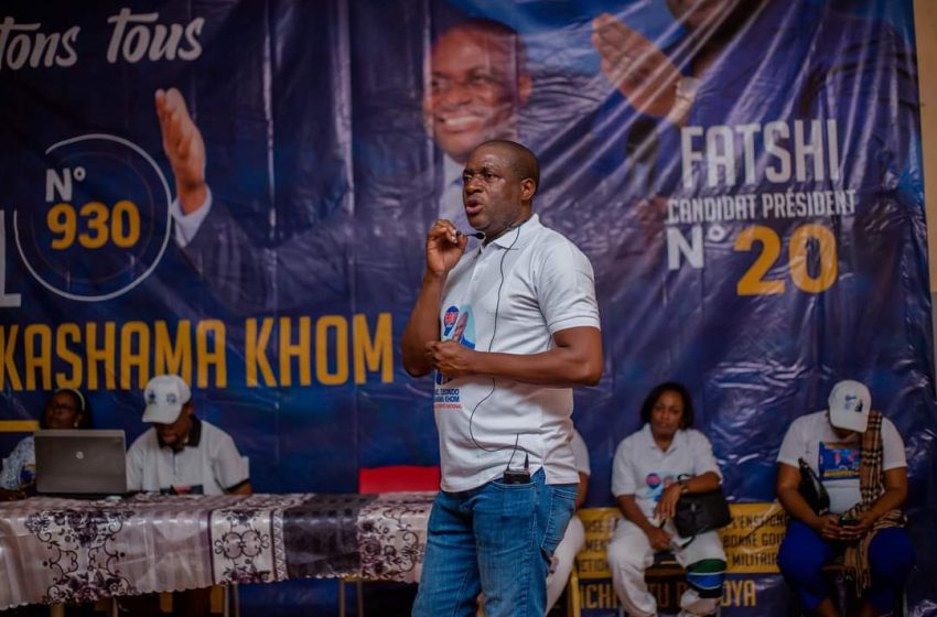  Élections : Daniel Ebondo Kashama Khom, candidat député national 930 à Lubumbashi, pour la paix et la promotion du vivre ensemble